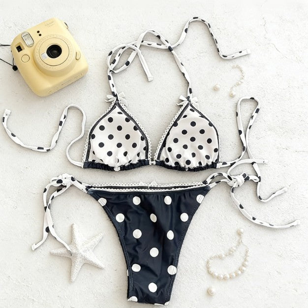 Tie-Strap Bikini Set | Women's Adjustable Swimwear
