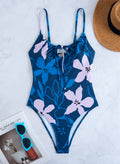 Female sexy one-piece swimsuit